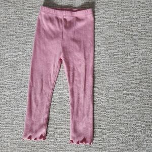 Okie dokie Pink leggings size 24M ribbed